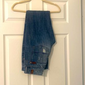 Seven7 distress jeans